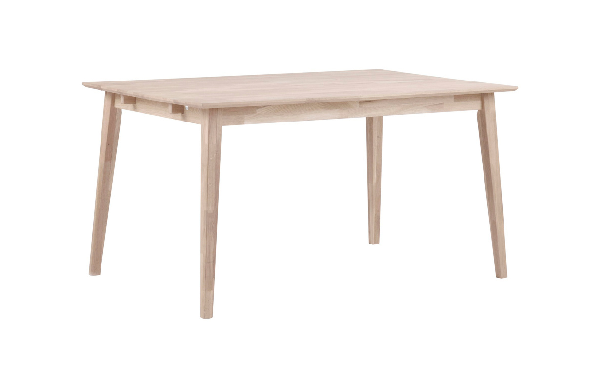 FILIPPA Matbord 140 Vitpigmenterad ek i gruppen Matplats / Bord / Matbord hos SoffaDirekt.se (113731)