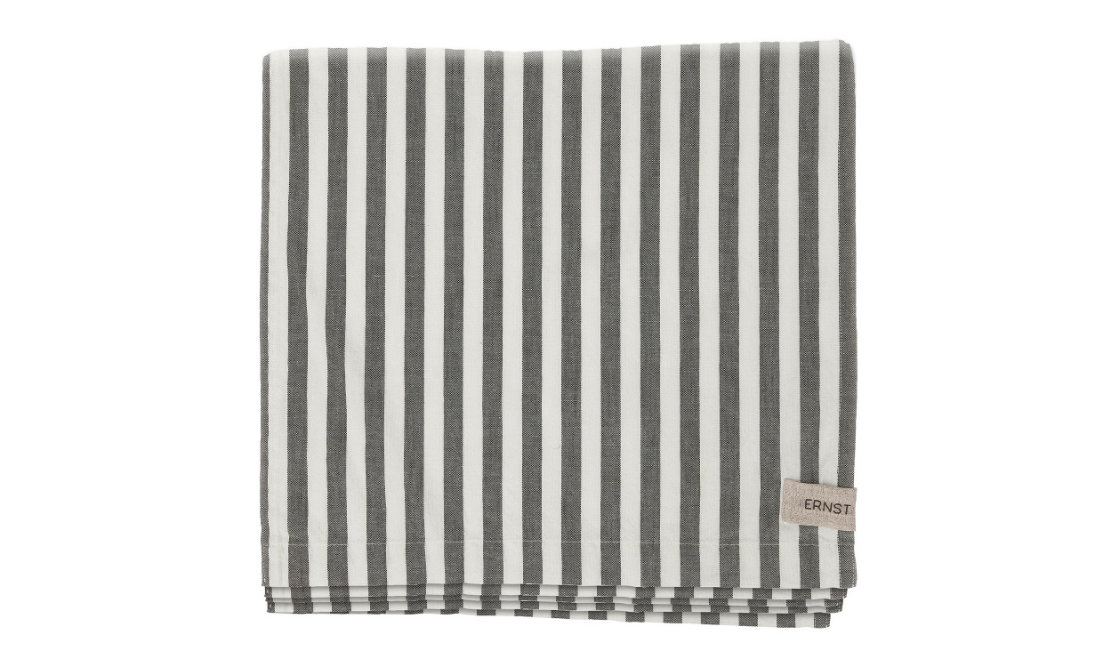 Duk 145x300 Randig Grn/Vit i gruppen Kk / Kkstextil hos SoffaDirekt.se (117534)