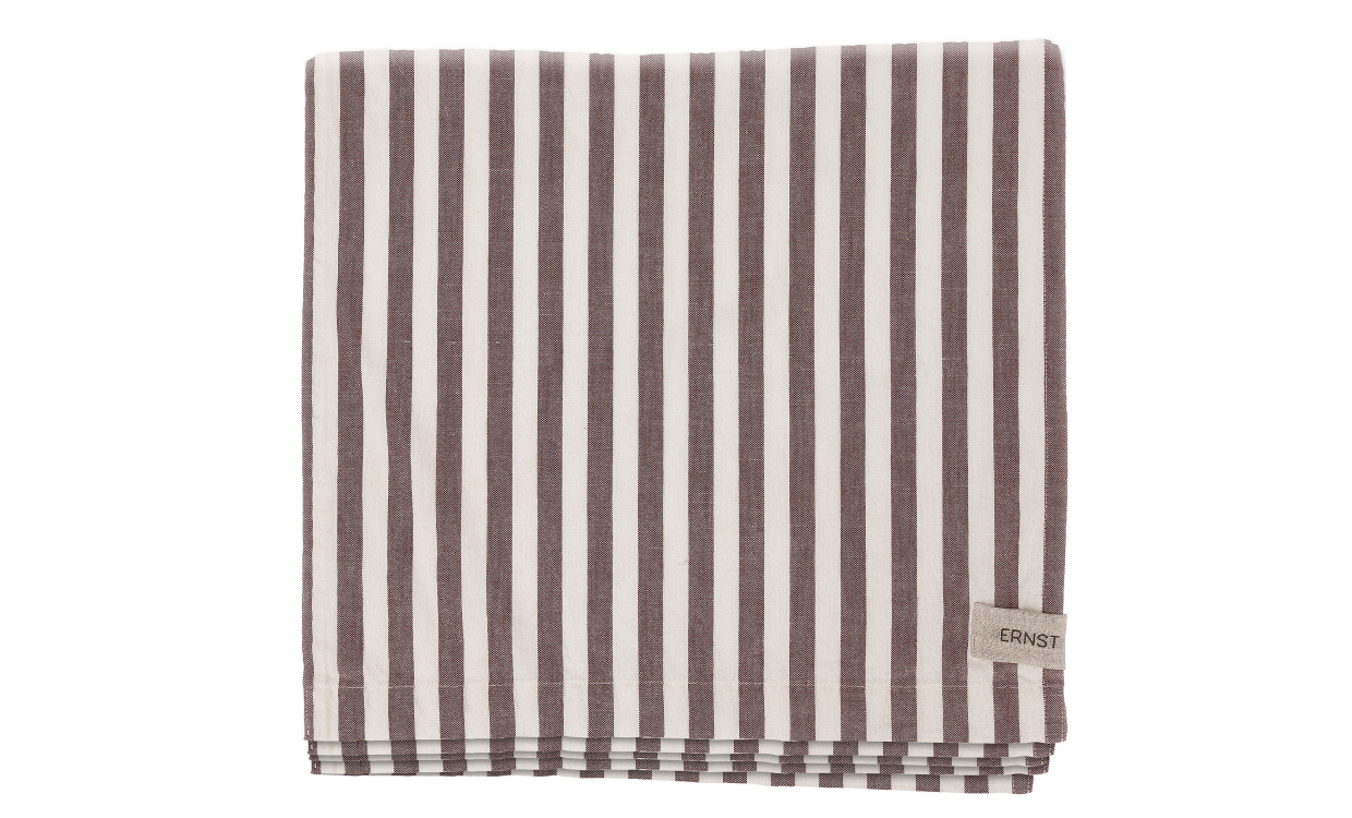 Duk 145x300 Randig Rd/Vit i gruppen Kk / Kkstextil hos SoffaDirekt.se (117535)