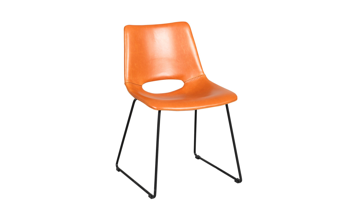 MARIO Stol Konstlder Cognac i gruppen Matplats / Sittmbler / Stolar hos SoffaDirekt.se (118613)