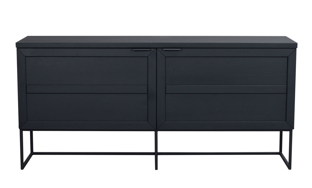 EVERETT Sideboard 160 Svart i gruppen Vardagsrum / Frvaringsmbler / Sideboards hos SoffaDirekt.se (118783)