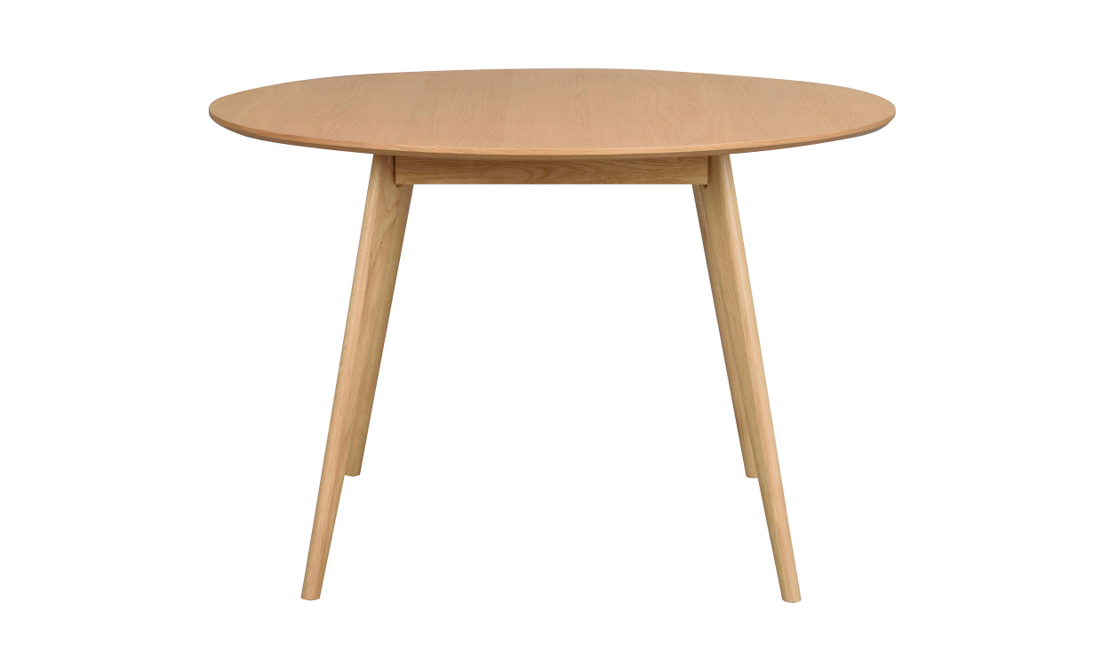 YUMI Matbord Runt 115 Lackad ek i gruppen Matplats / Bord / Matbord hos SoffaDirekt.se (119203)