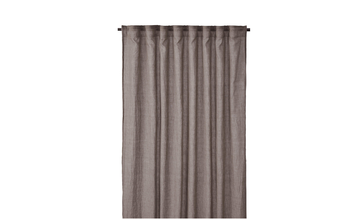 SANDY Gardin 280cm Nougat i gruppen Mattor & Textil / Gardiner hos SoffaDirekt.se (1206-20-022)