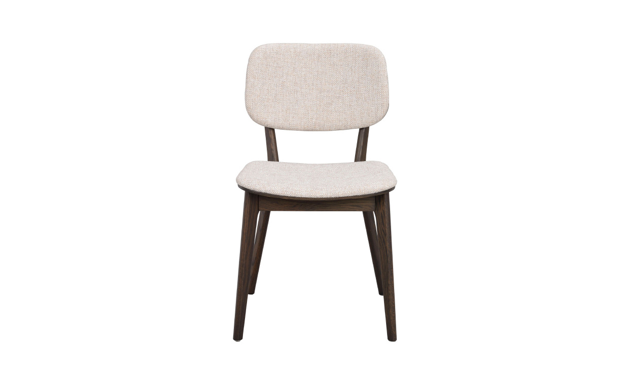 BARRETT Stol Ljusbeige, Brun Ek i gruppen Matplats / Sittmöbler / Stolar hos SoffaDirekt.se (121288)