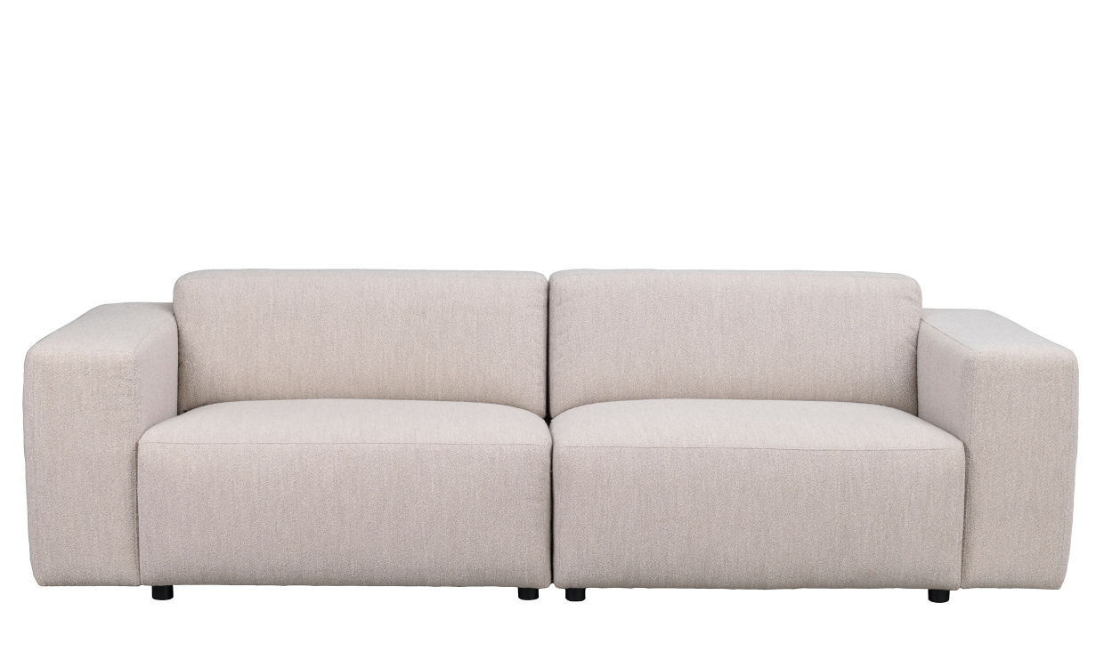 WILLARD soffa 3-sits ljusbeige i gruppen Vardagsrum / Soffor / 3-sits soffor hos SoffaDirekt.se (121330)