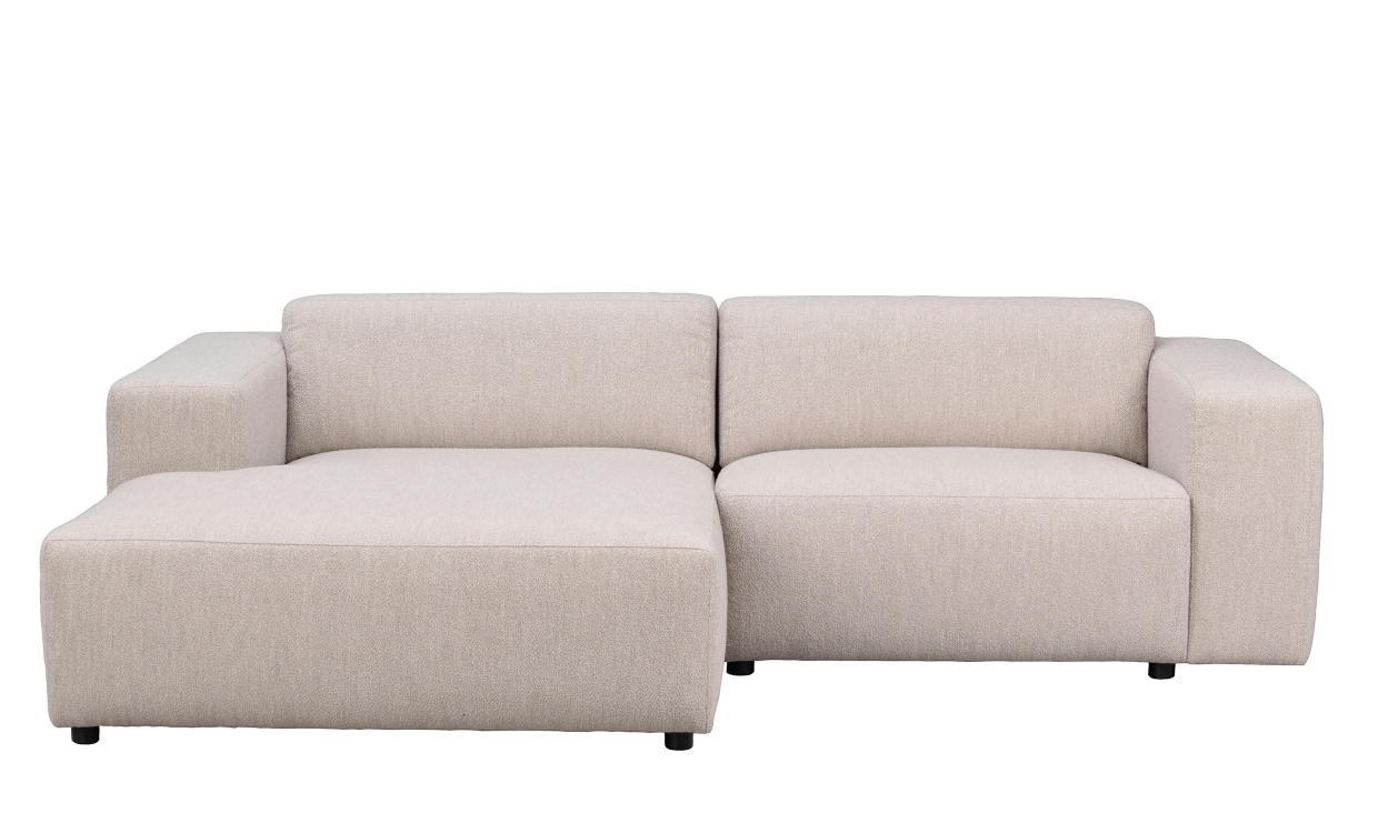 WILLARD soffa 3-sits-schslong vnster ljusbeige i gruppen Vardagsrum / Soffor / Divansoffor hos SoffaDirekt.se (121336)