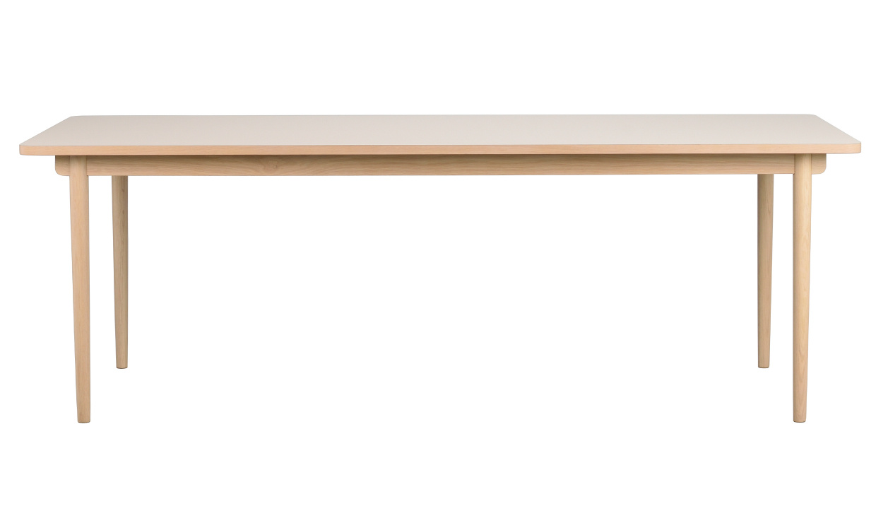 FAIRMOUNT Matbord 220 Vitpig Ek i gruppen Matplats / Bord / Matbord hos SoffaDirekt.se (123185)