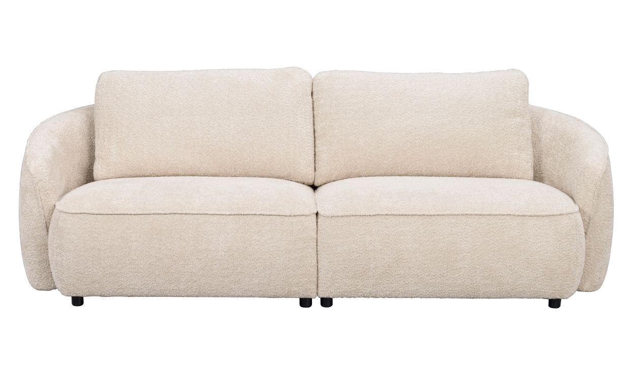 NORRIS 3-sitssoffa Ljusbeige i gruppen Vardagsrum / Soffor / 3-sits soffor hos SoffaDirekt.se (124570)