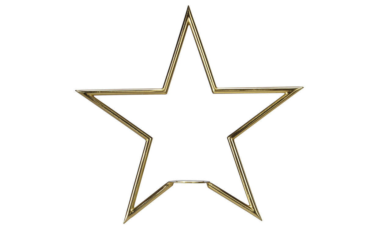 TINDRA Stjrna Guld 35 cm i gruppen Belysning / Julbelysning hos SoffaDirekt.se (1253511)