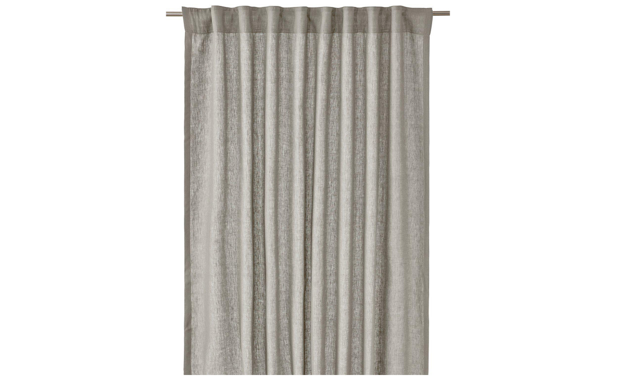 INGRID Gardin 280cm Linne i gruppen Mattor & Textil / Gardiner hos SoffaDirekt.se (1270-20-021)