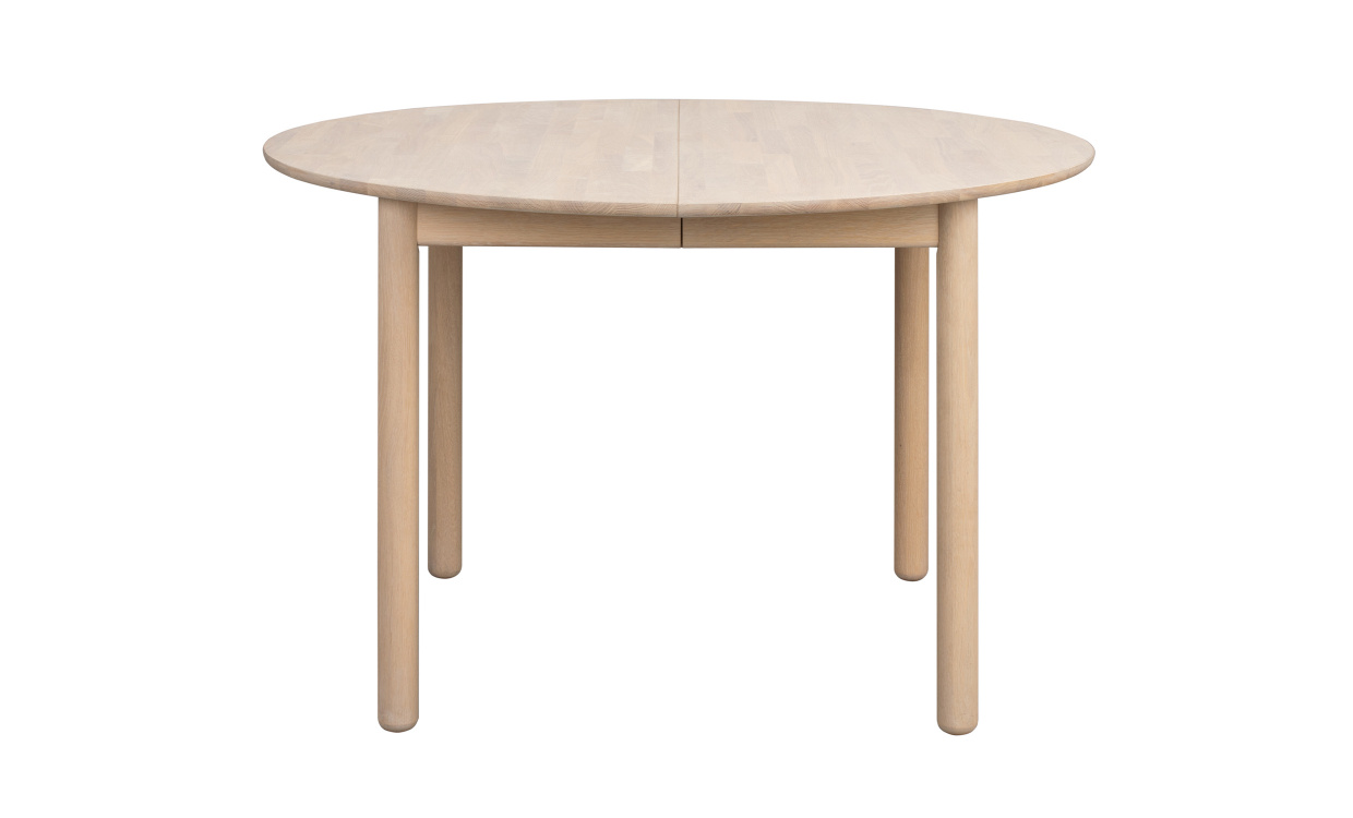 DERRYMORE Matbord D120 Vitpig Ek i gruppen Matplats / Bord / Matbord hos SoffaDirekt.se (128054)