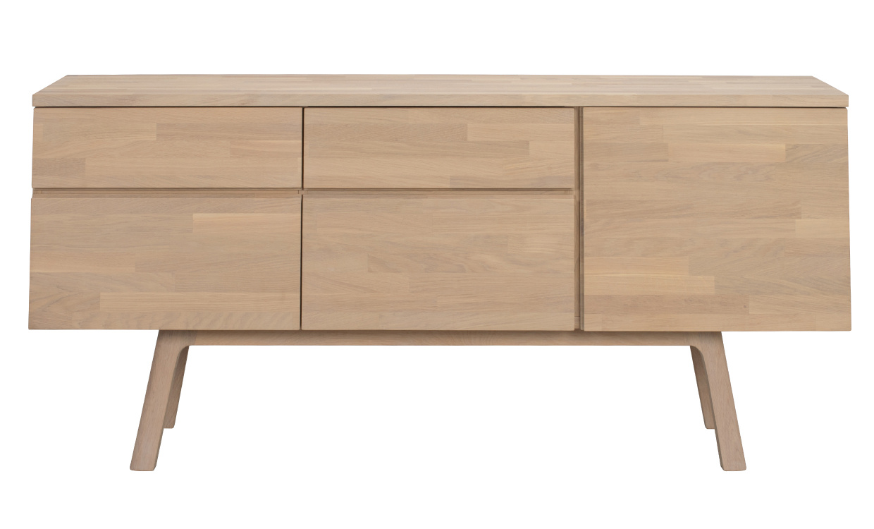 CLEARDALE Sidobord 170 Vitpig Ek i gruppen Vardagsrum / Förvaringsmöbler / Sideboards hos SoffaDirekt.se (128165)