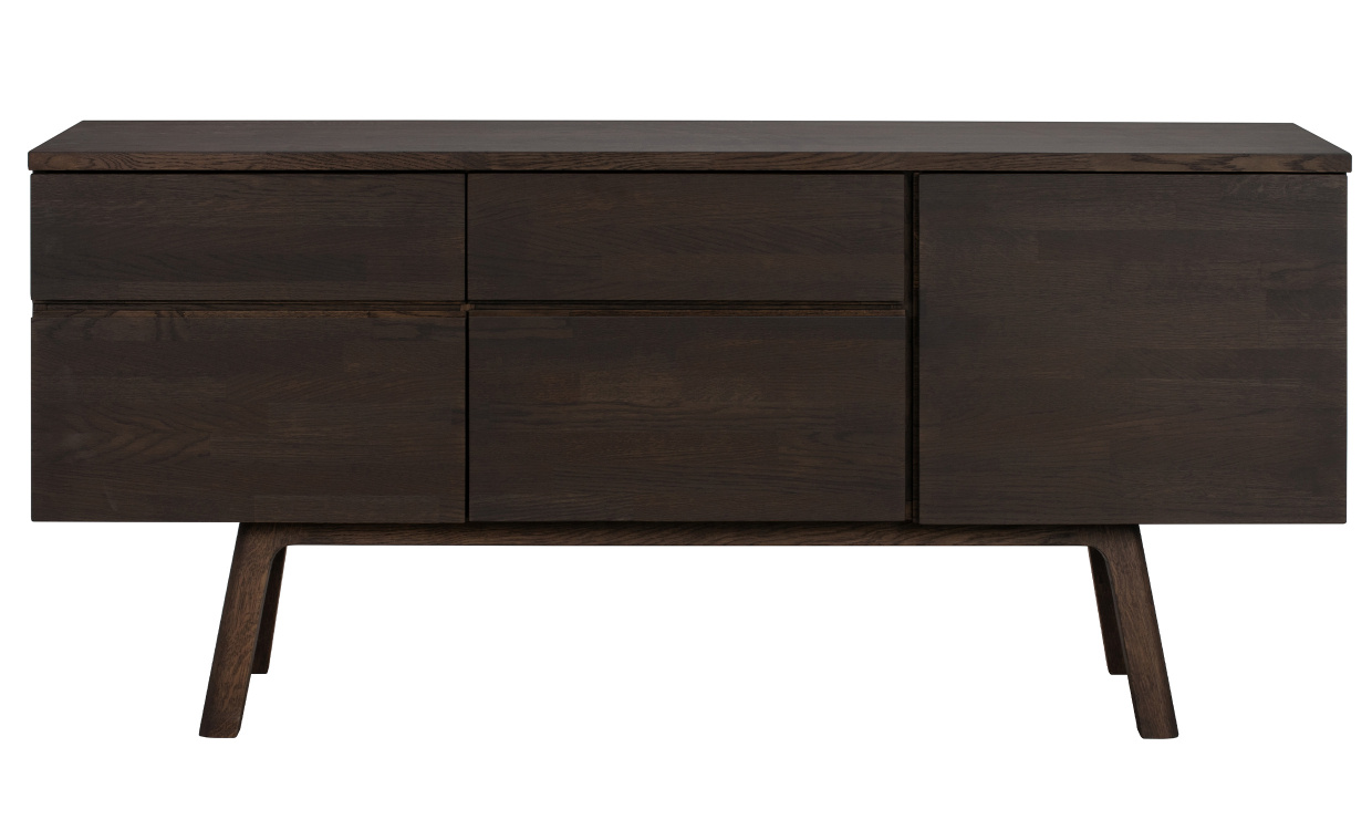 CLEARDALE Sidobord 170 Brun Ek i gruppen Vardagsrum / Förvaringsmöbler / Sideboards hos SoffaDirekt.se (128175)