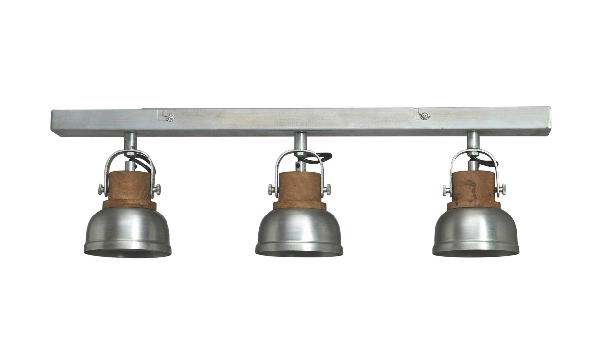 RUTLAND Trippel Taklampa Silver 60 i gruppen Belysning / Lampor / Taklampor hos SoffaDirekt.se (1346001)