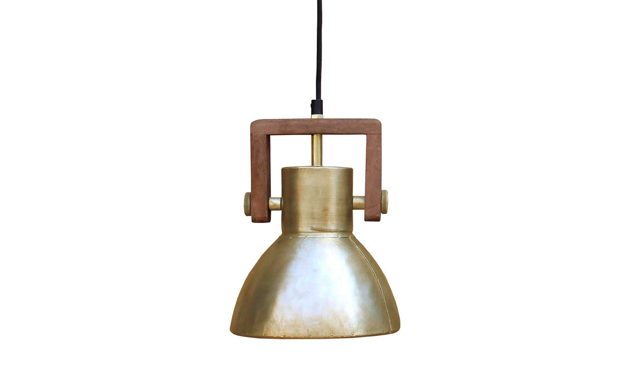 ASHBY Taklampa Singel Pale Gold H25 i gruppen Belysning / Lampor / Taklampor hos SoffaDirekt.se (1371702)