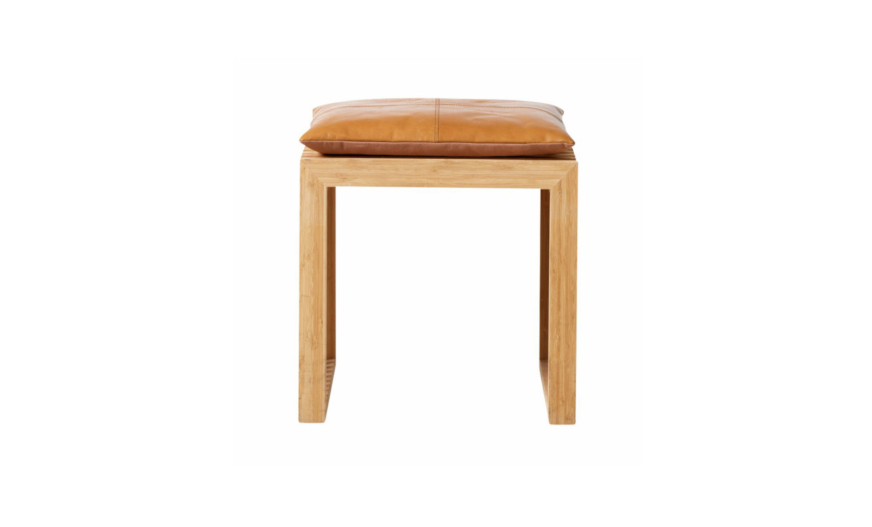 RIB set bambu pall brun skinndyna i gruppen Matplats / Sittmbler / Stolar hos SoffaDirekt.se (1400162)