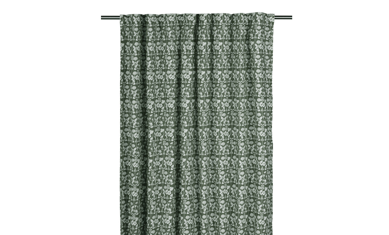 DE MINA Gardin 2P Gr�n 280 i gruppen Mattor & Textil / Gardiner hos SoffaDirekt.se (1410-20-177)