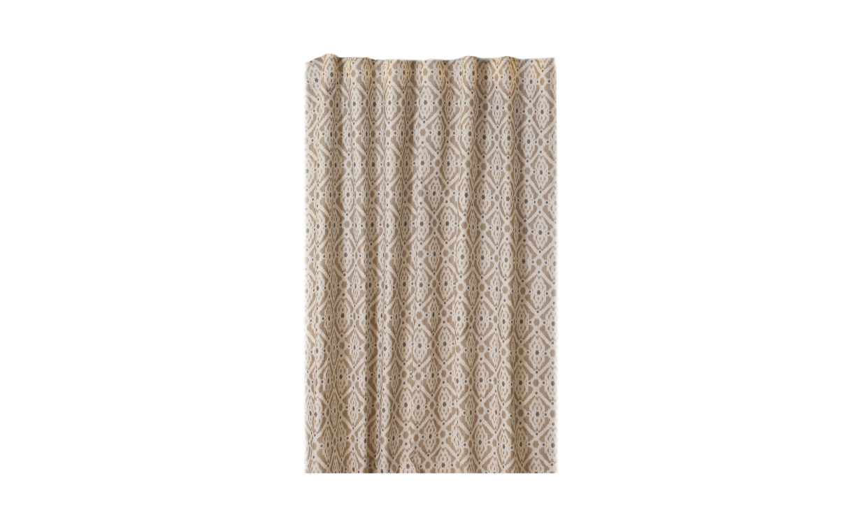 IKAT Gardin 135x280cm Beige 2P i gruppen Mattor & Textil / Gardiner hos SoffaDirekt.se (1504-20-124)