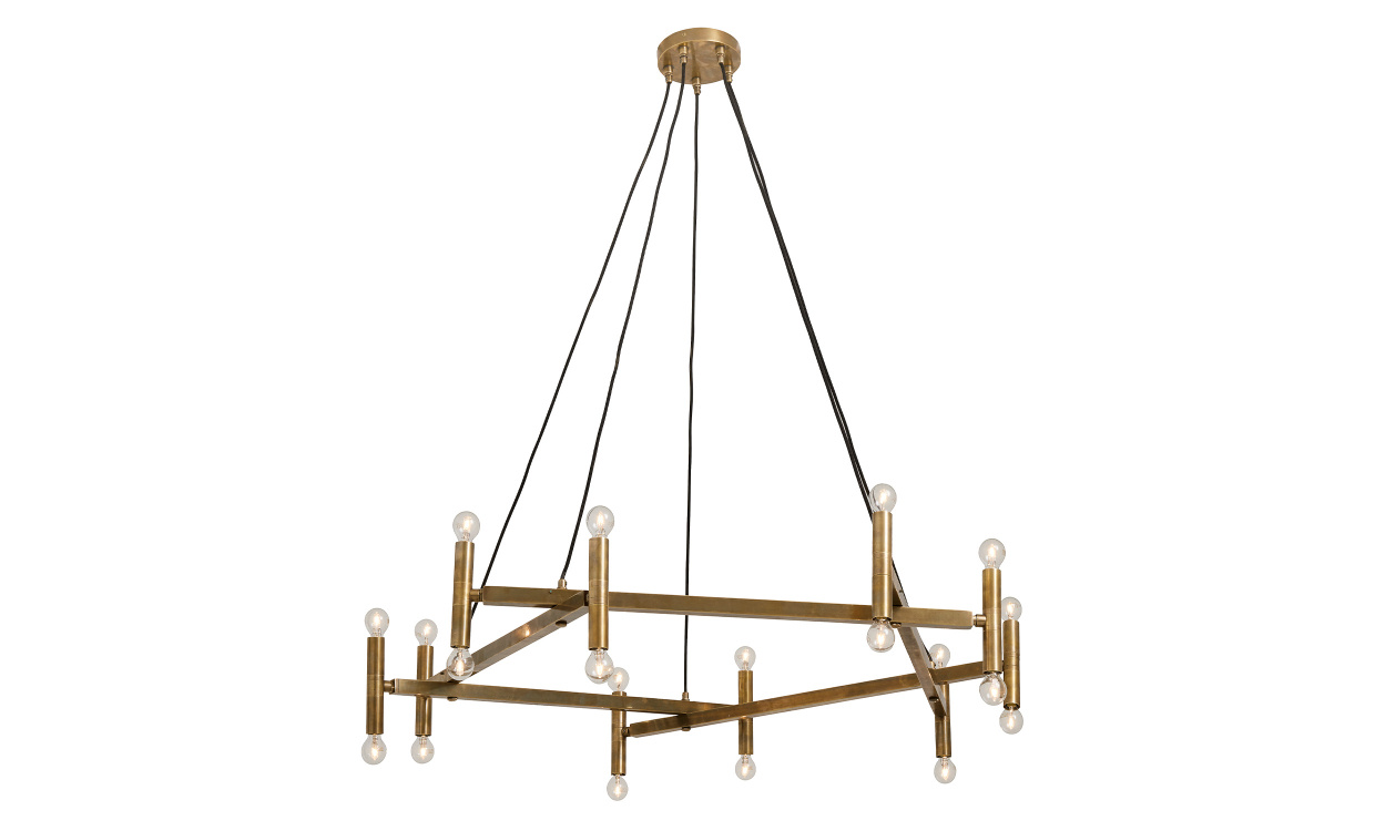 CHANDELIER Taklampa Mssing 142 i gruppen Belysning / Lampor / Taklampor hos SoffaDirekt.se (1544)