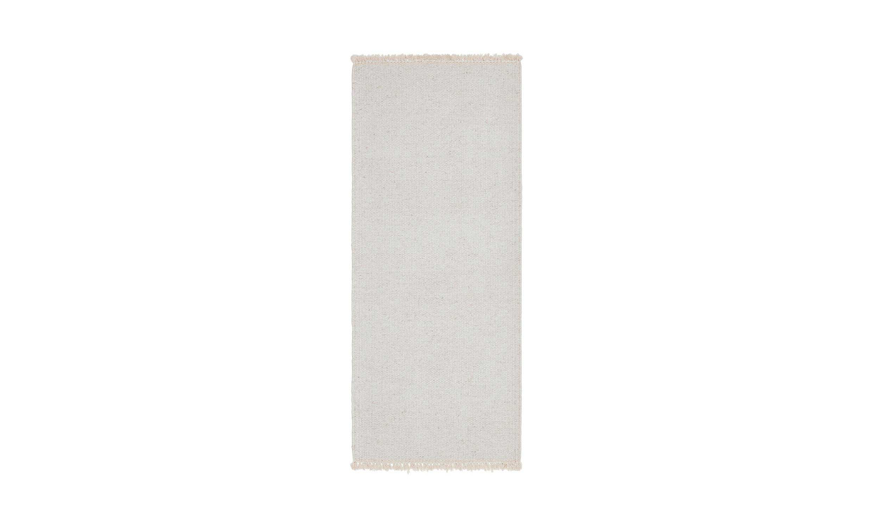 JOHN Ullmatta Offwhite 70x200cm i gruppen Mattor & Textil / Mattor / Ullmattor & Rllakan hos SoffaDirekt.se (1562-96-002)