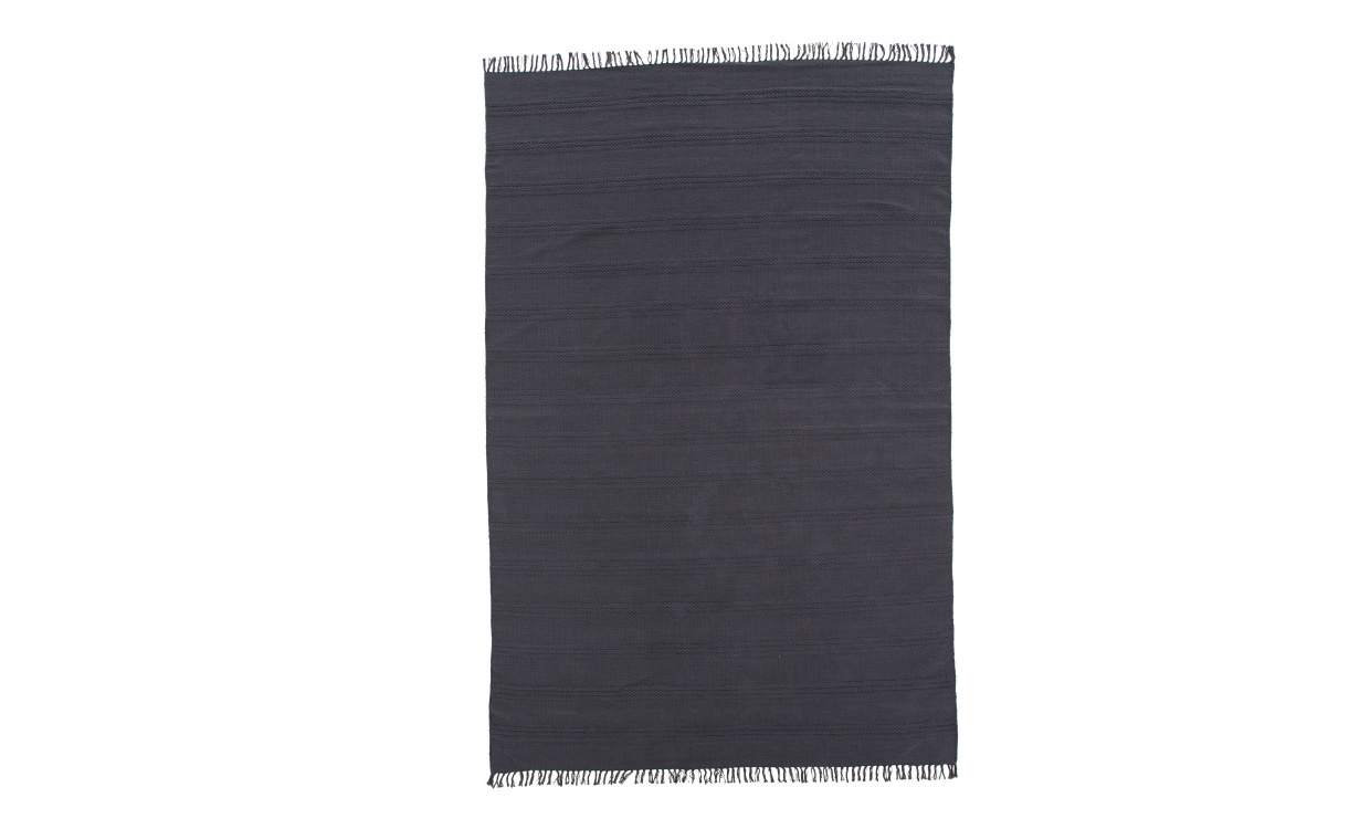 HARRIET Bomullsmatta 160x230 Gr i gruppen Mattor & Textil / Mattor / Bomullsmattor hos SoffaDirekt.se (15693-555)