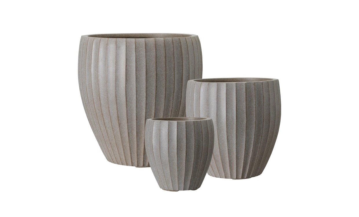 EMILY Kruka 3/S Brunmelerad i gruppen Utem�bler / Utekrukor hos SoffaDirekt.se (16737)