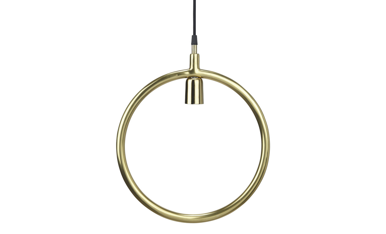 CIRCLE Taklampa Guld 35 cm i gruppen Belysning / Lampor / Taklampor hos SoffaDirekt.se (173511)