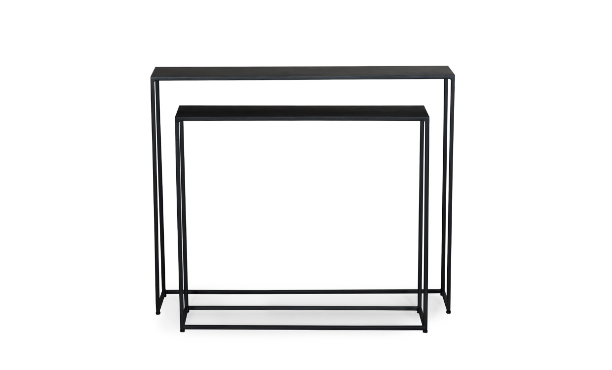FERRO Konsolbord Svart i gruppen Vardagsrum / Frvaringsmbler / Hyllor hos SoffaDirekt.se (1802138)