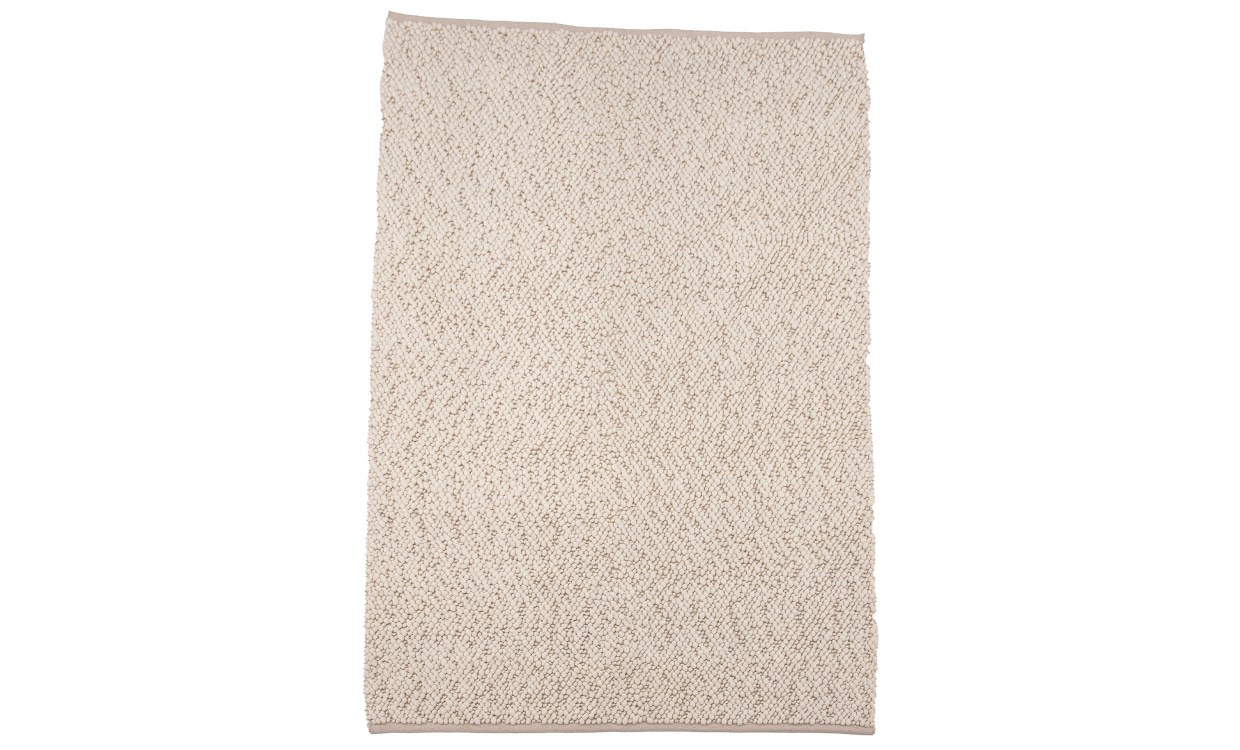 JONNA Ullmatta 200x300 Vit i gruppen Mattor & Textil / Mattor / Ullmattor & Rllakan hos SoffaDirekt.se (18137-330)