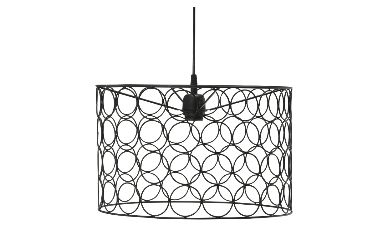RING Taklampa Svart 40 cm i gruppen Belysning / Lampor / Taklampor hos SoffaDirekt.se (1854003)