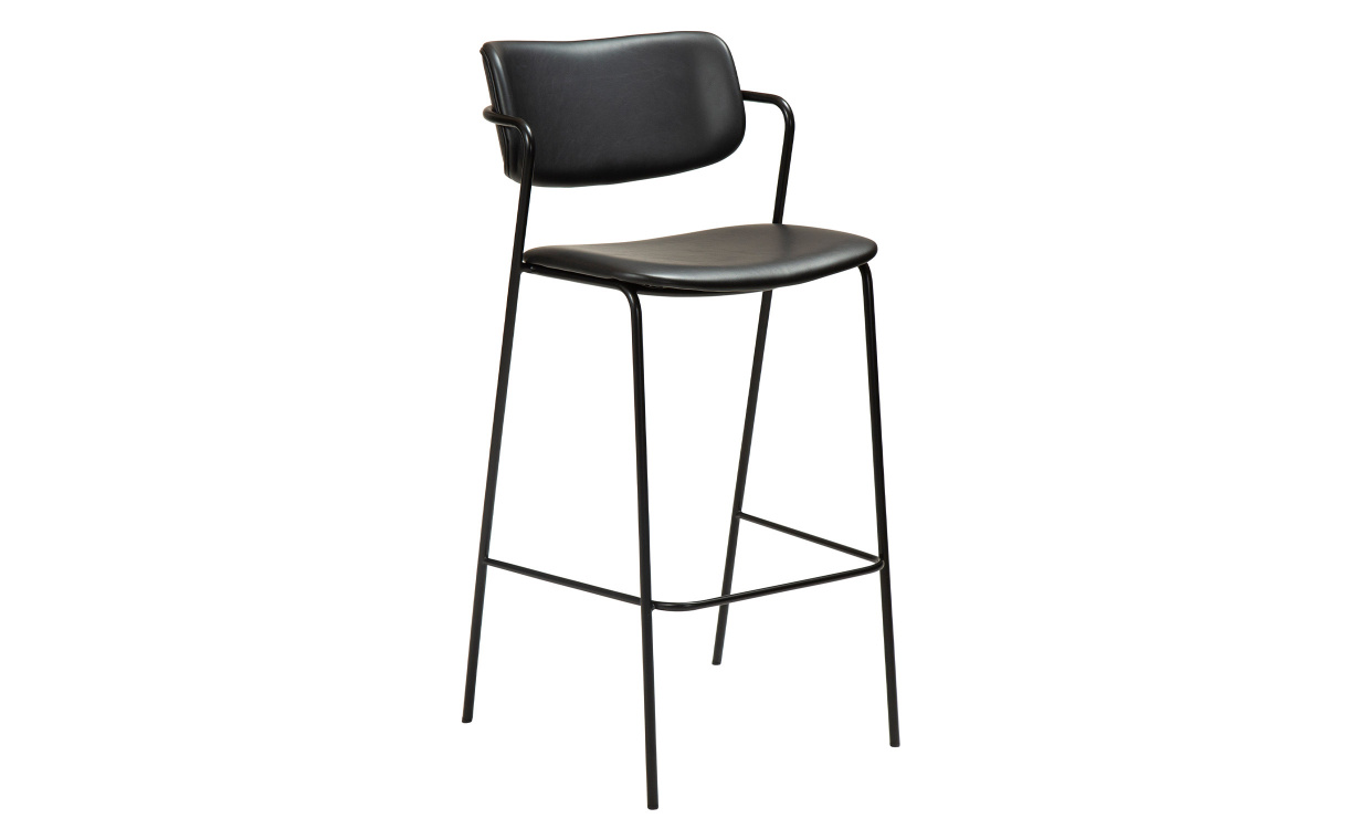 ZED Barstol 77,5 PU Svart i gruppen Matplats / Sittmbler / Barstolar hos SoffaDirekt.se (200103100)