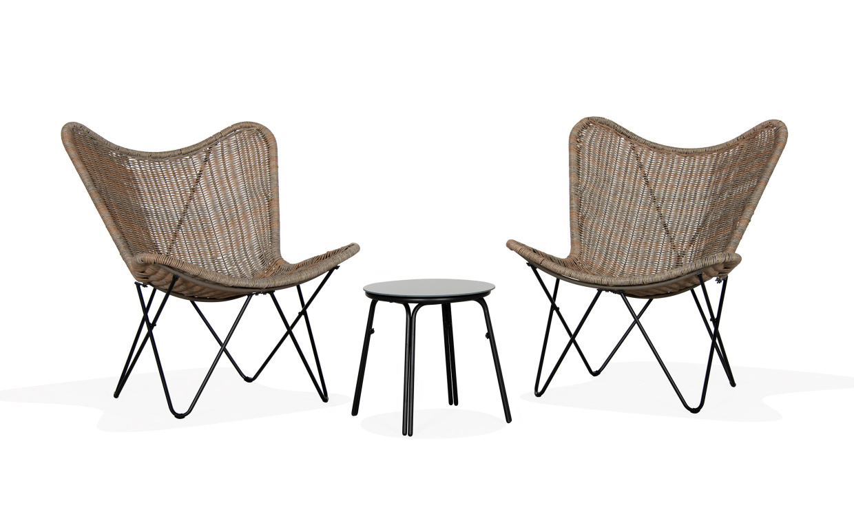 BILBAO Butterfly Loungeset i gruppen Utembler / Sittmbler / Loungembler hos SoffaDirekt.se (203030)