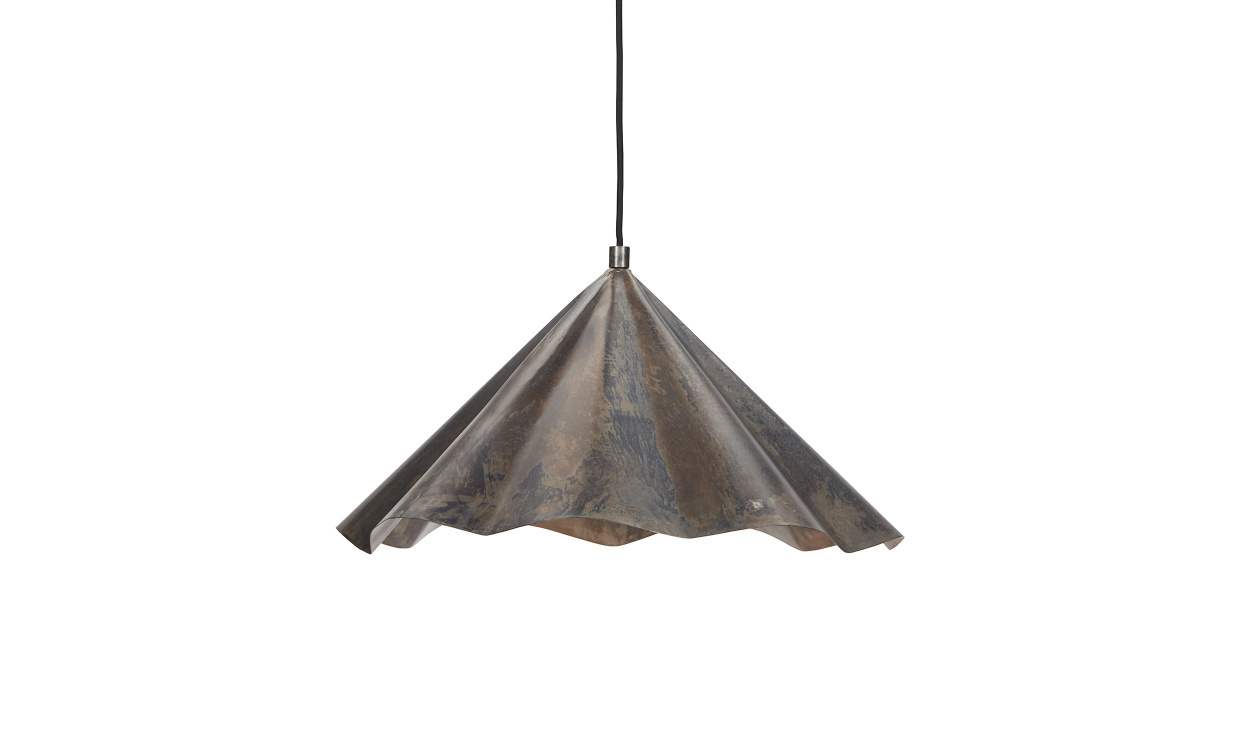 FLOLA Lampa Antik Brun L i gruppen Belysning / Lampor / Taklampor hos SoffaDirekt.se (203661116)