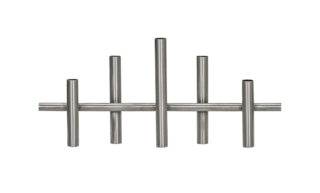 MAXI Ljusstake 45cm Antiksilver i gruppen Dekoration / Ljusstakar och Lyktor hos SoffaDirekt.se (203661127)