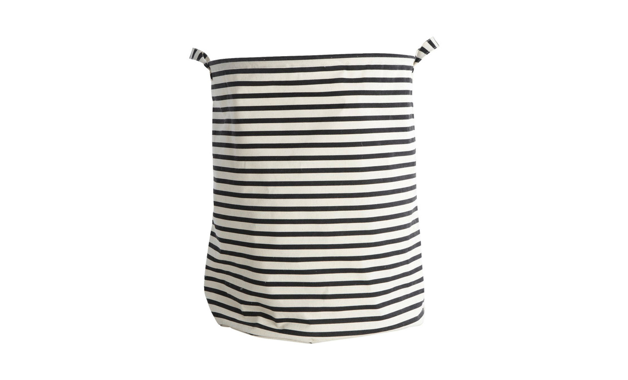 STRIPES Tvttpse Svart i gruppen Badrum / Tvttkorgar hos SoffaDirekt.se (205720120)