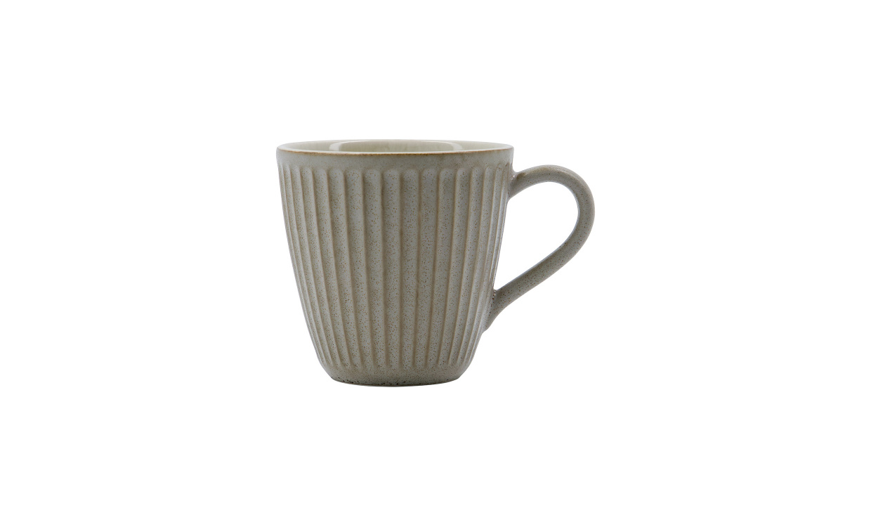 PLEAT Mugg 9cm Gr/Brun i gruppen Kk / Dukning & Servering hos SoffaDirekt.se (206260242)