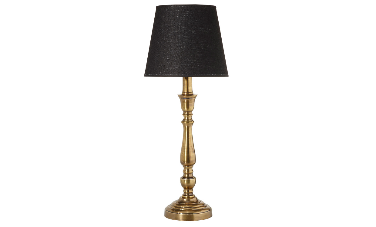 THERESE Bordslampa 62cm Antikmssing/Offwhite i gruppen Belysning / Lampor / Bordslampor hos SoffaDirekt.se (215002-ML-180)