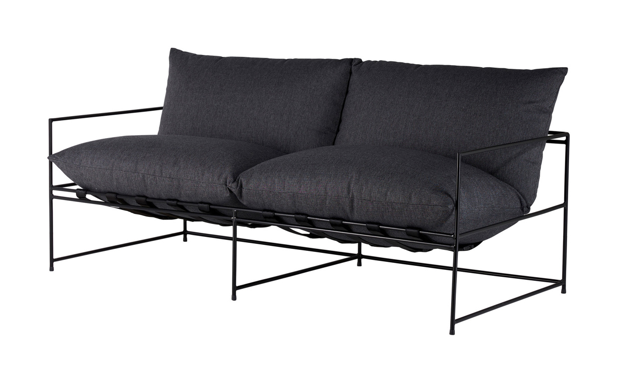 CANNES Soffa Svart i gruppen Utembler / Sittmbler / Soffor hos SoffaDirekt.se (21606)