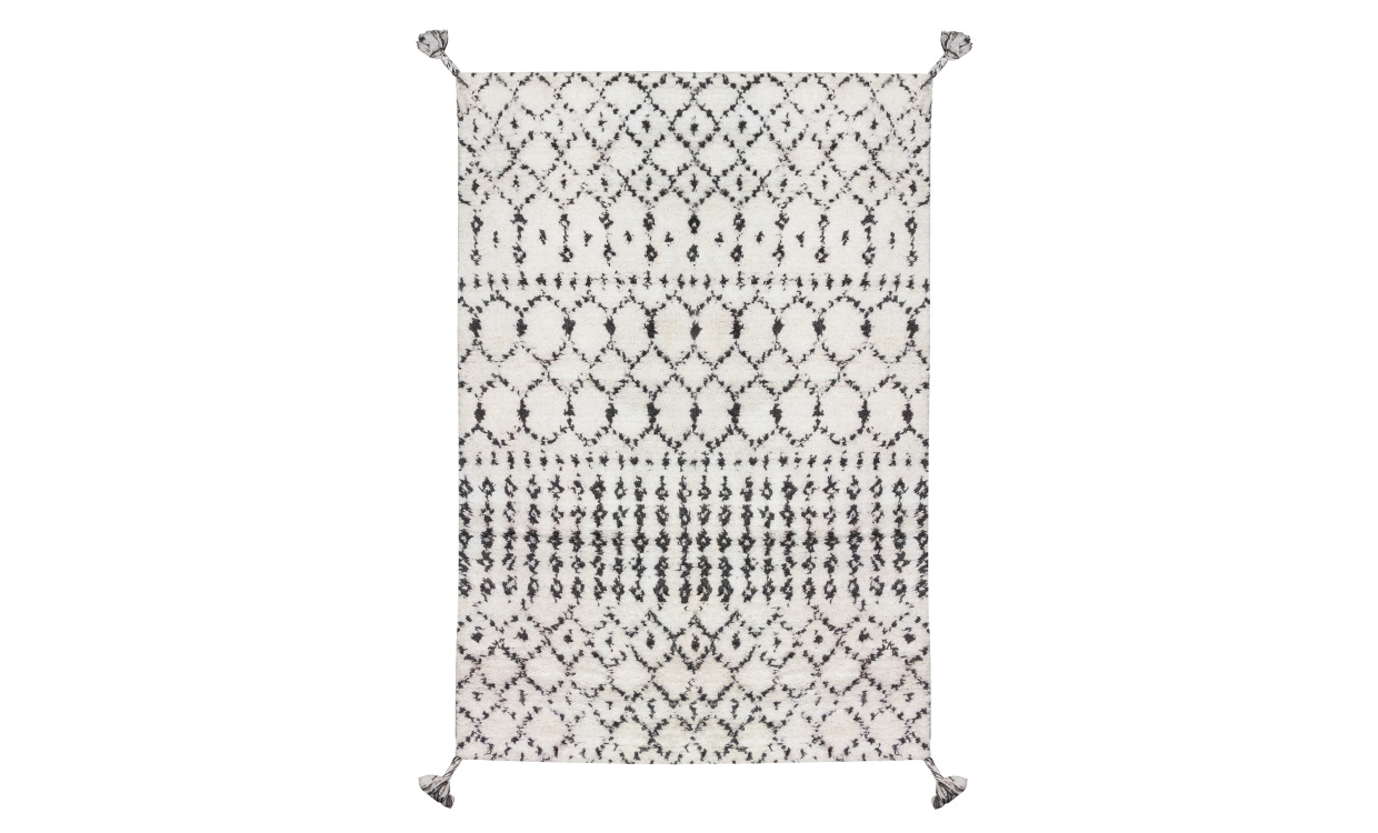 JANA Matta 160x230 Mrkgr/Offwhite i gruppen Mattor & Textil / Mattor hos SoffaDirekt.se (2205)