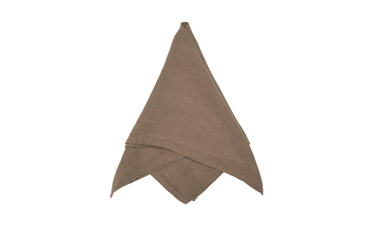 JULIE Servett Mocca 45x45cm i gruppen Kk / Kkstextil hos SoffaDirekt.se (2303-83-063)