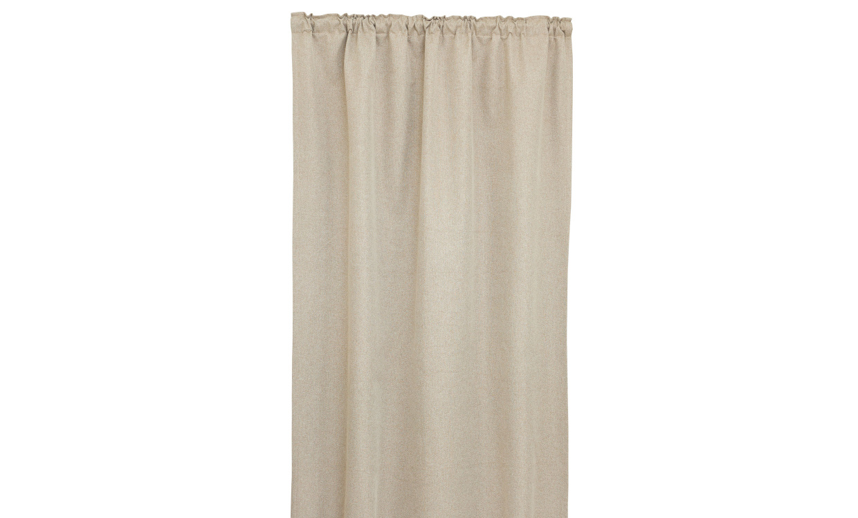 JOLINE Gardinset 135x300 Ljusbrun i gruppen Mattor & Textil / Gardiner hos SoffaDirekt.se (2366282)