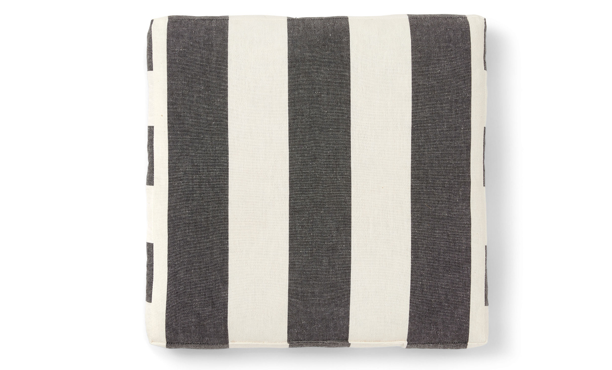 STRIATO Sittdyna 40x40 Svart i gruppen Mattor & Textil / Dynor hos SoffaDirekt.se (2373399)