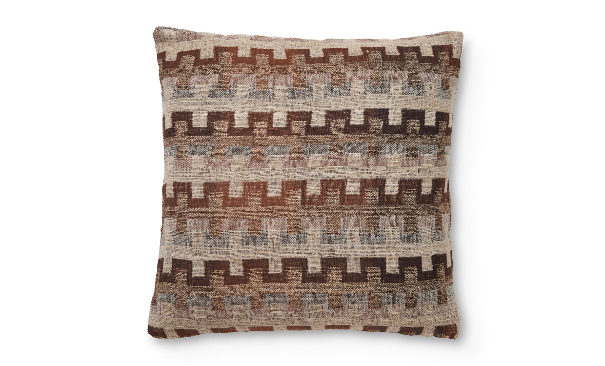 EVANGELINE Kuddfodral 50x50 Brun i gruppen Mattor & Textil / Prydnadskuddar / Kuddfodral hos SoffaDirekt.se (2383686)