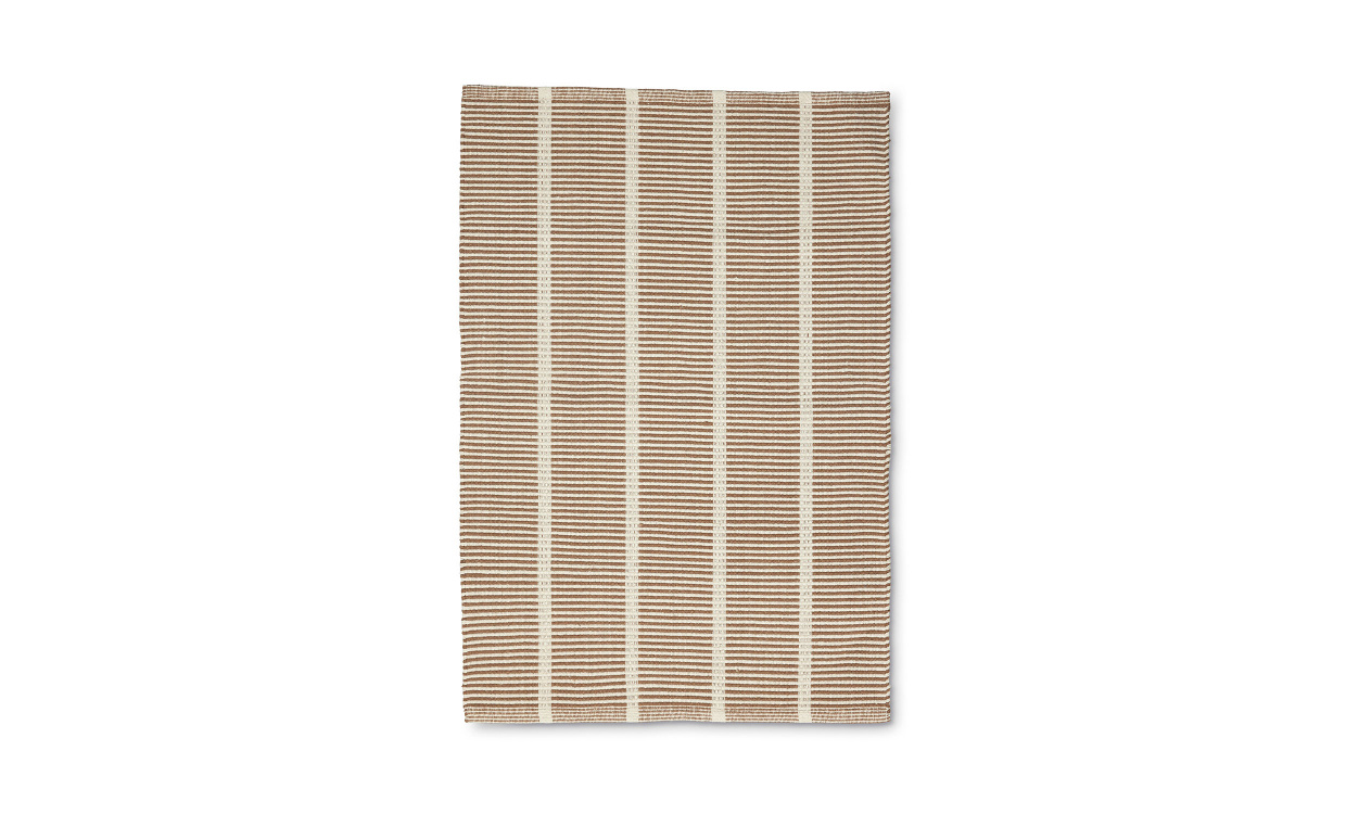 LAGAN Matta 60x90 Brun/Offwhite i gruppen Mattor & Textil / Mattor / Bomullsmattor hos SoffaDirekt.se (2388985)