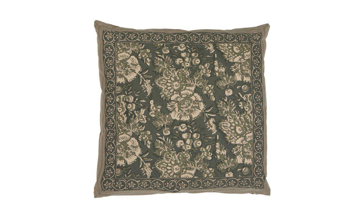 SIGGE Kuddfodral 48x48 Mrkgrn i gruppen Mattor & Textil / Prydnadskuddar / Kuddfodral hos SoffaDirekt.se (240354-444-46)