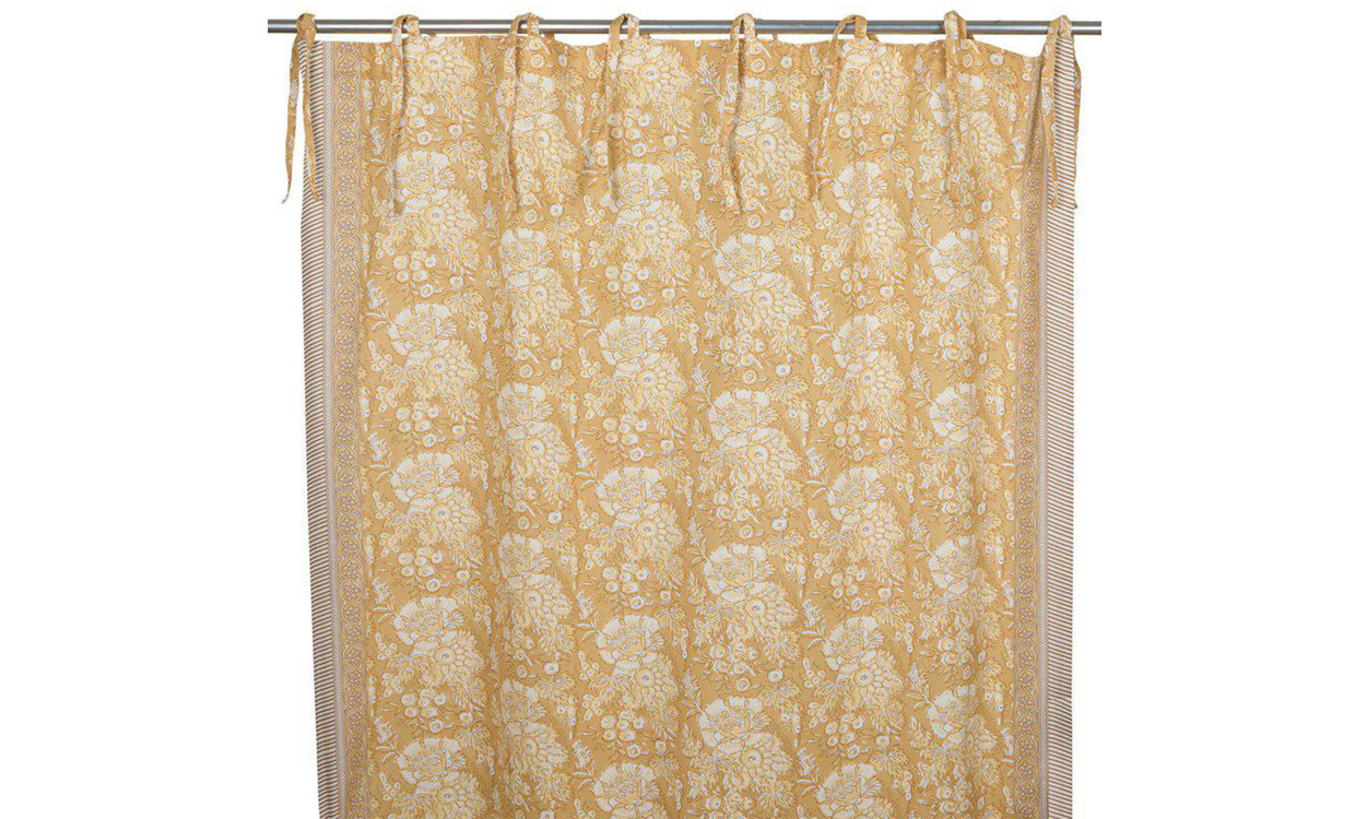 SIGGE Knytgardin 2-p 250cm Gul i gruppen Mattor & Textil / Gardiner hos SoffaDirekt.se (240354-550-20)