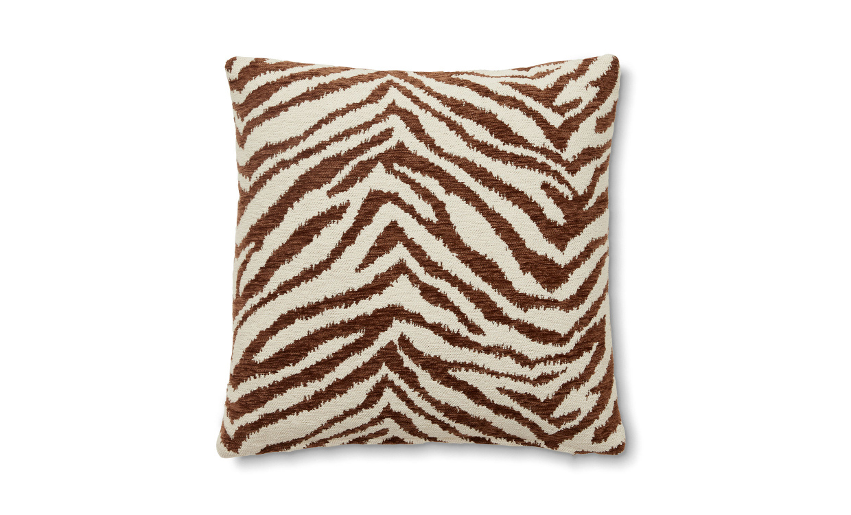 ZIRA Kuddfodral 50x50 Offwhite/Brun i gruppen Mattor & Textil / Prydnadskuddar / Kuddfodral hos SoffaDirekt.se (2409385)