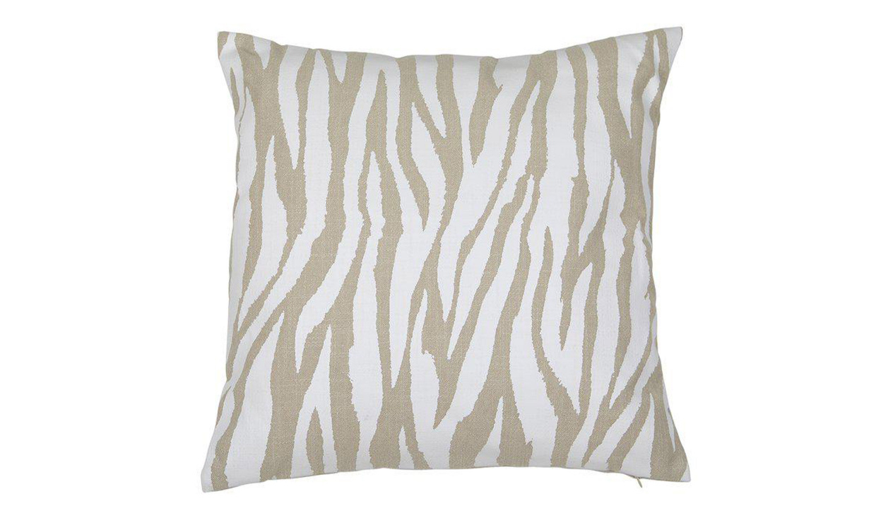 ZEBBE Kuddfodral 48x48 Vit/Linne i gruppen Mattor & Textil / Prydnadskuddar / Kuddfodral hos SoffaDirekt.se (250125-444-00)