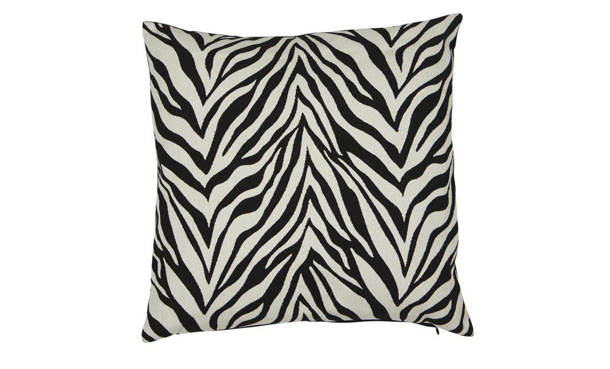 ZEBBE Kuddfodral 48x48 Svart/Linne i gruppen Mattor & Textil / Prydnadskuddar / Kuddfodral hos SoffaDirekt.se (250125-444-80)