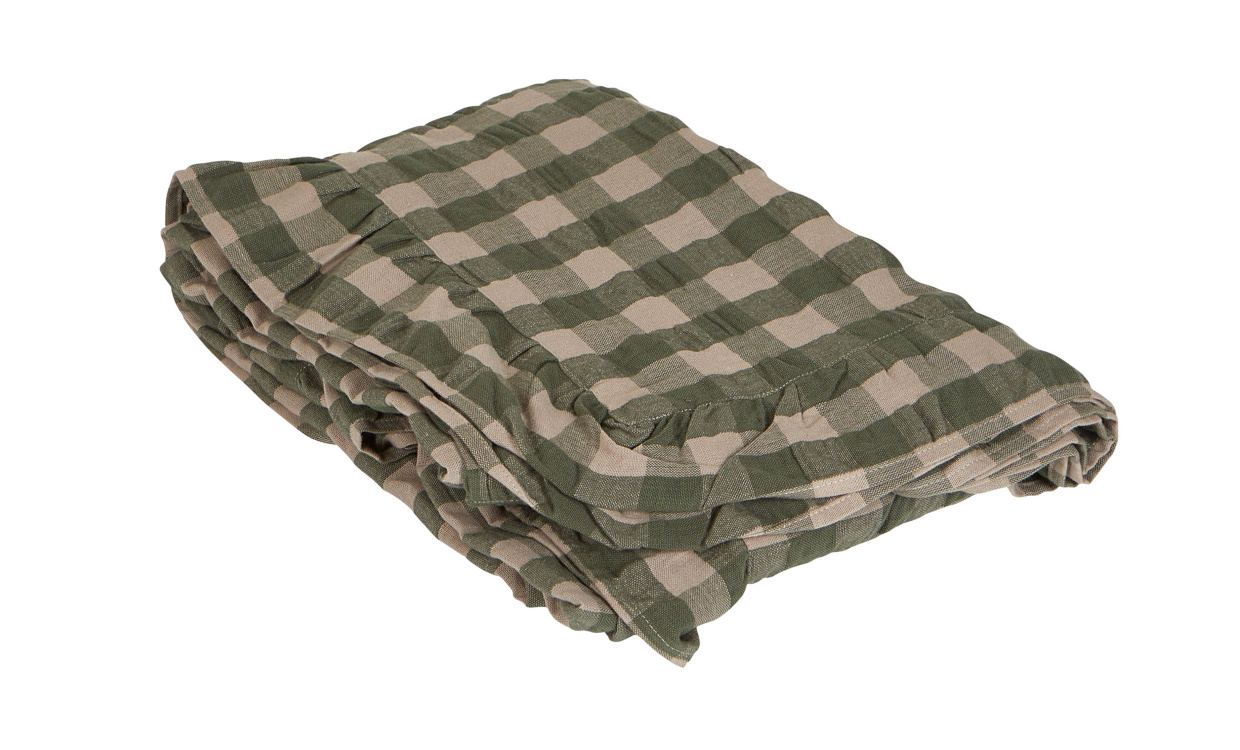 LILLI Duk 140x250 Mrkgrn i gruppen Kk / Kkstextil hos SoffaDirekt.se (250145-222-46)